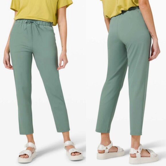 Lululemon Keep Moving Pants 7/8 High Rise Waisted Joggers Athletic Athleisure - Picture 12 of 12